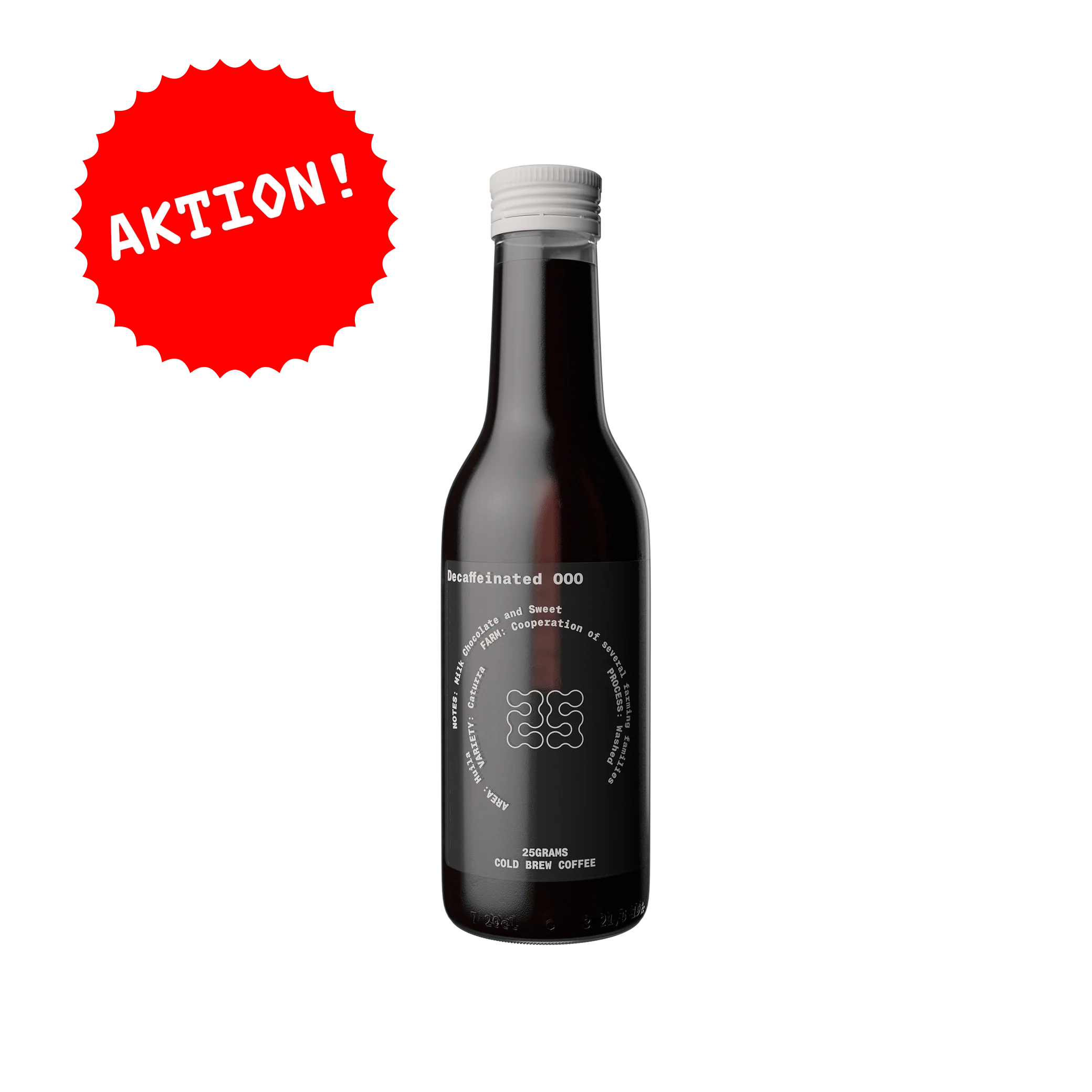 Flasche Cold Brew entkoffeiniert