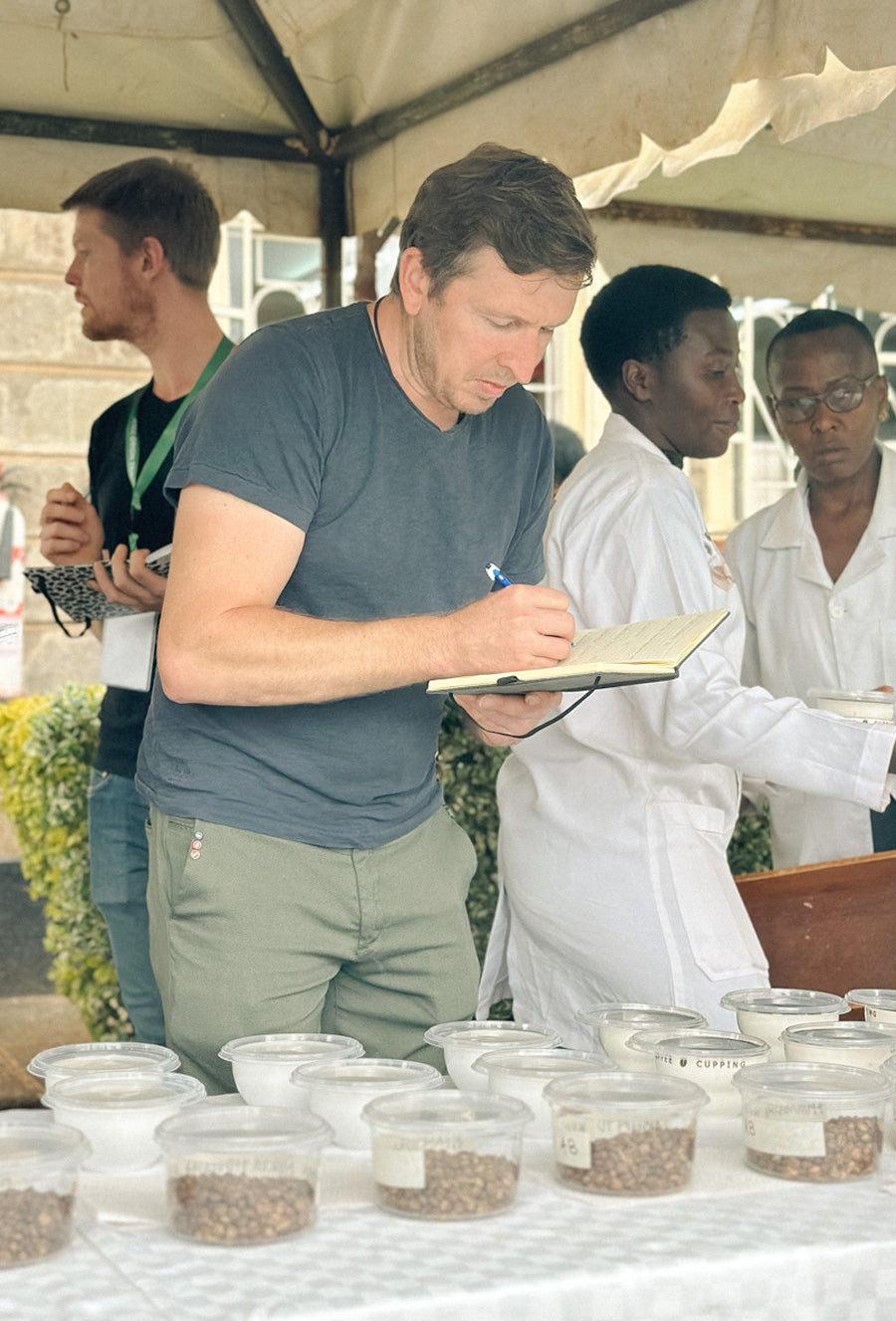 Cupping-Kenia-Stalti-Wildkaffee