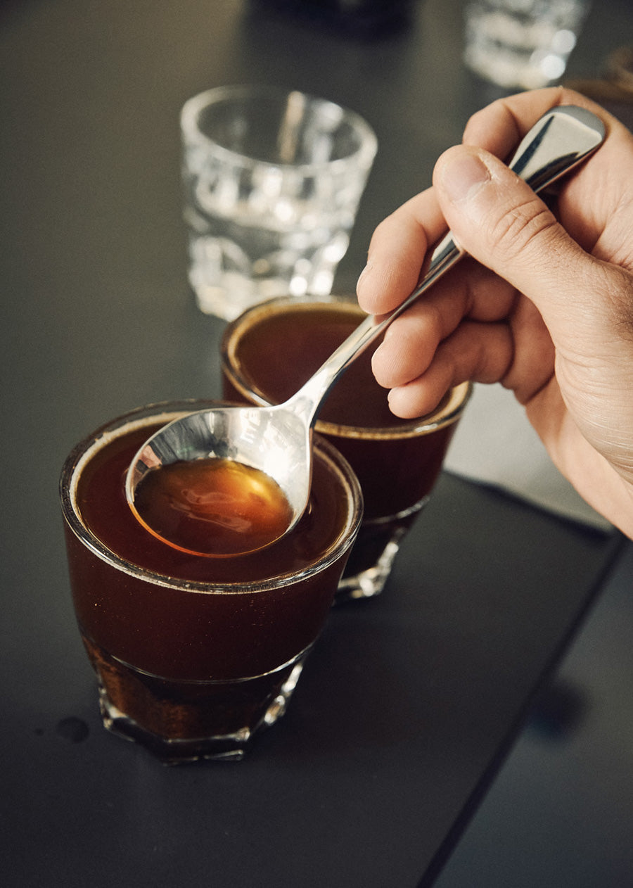 Dosierung-Kaffee-Cupping-Geschmack-Extraktion