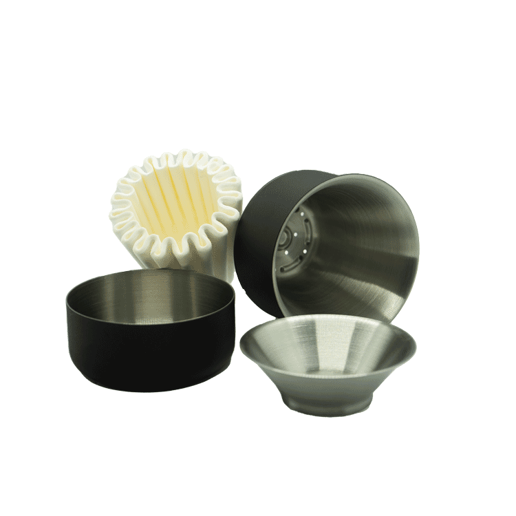 Fellow Stagg Dripper zerlegt und Filterpapiere