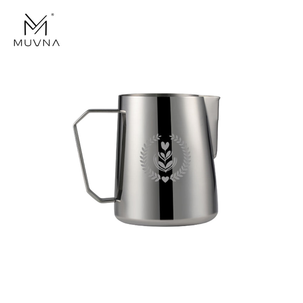 Muvna Milchkännchen, natural silver