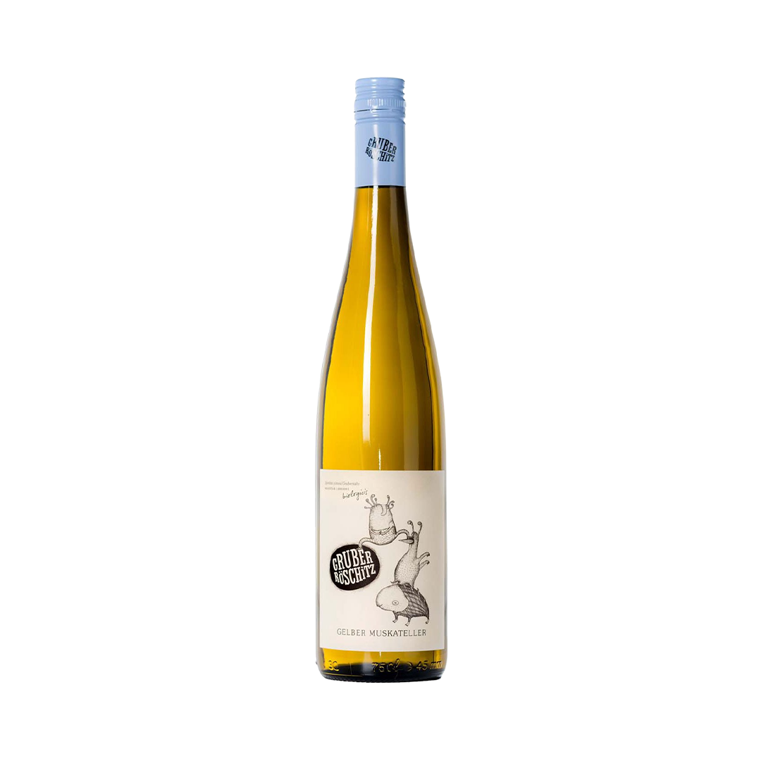 Flasche Muskateller Gruber-Röschitz