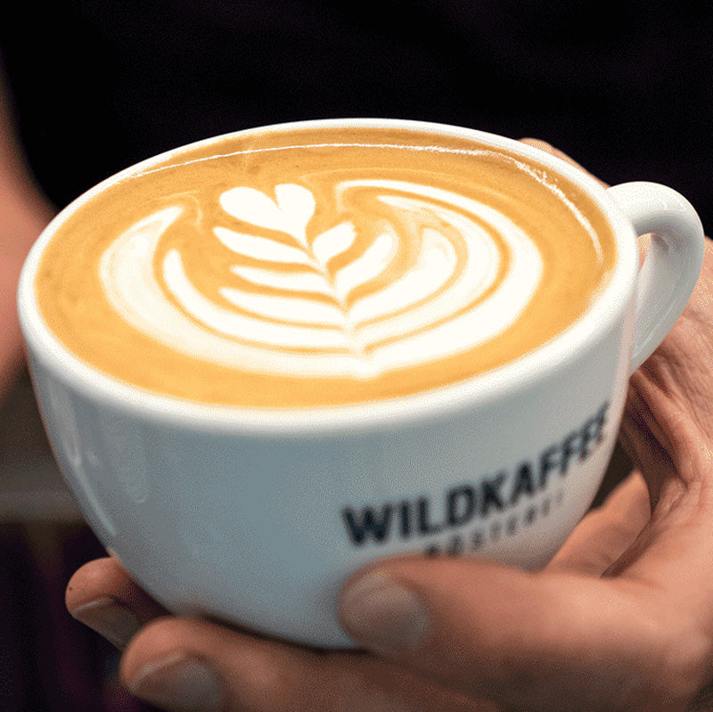 Tasse Capuccino mit Latte Art
