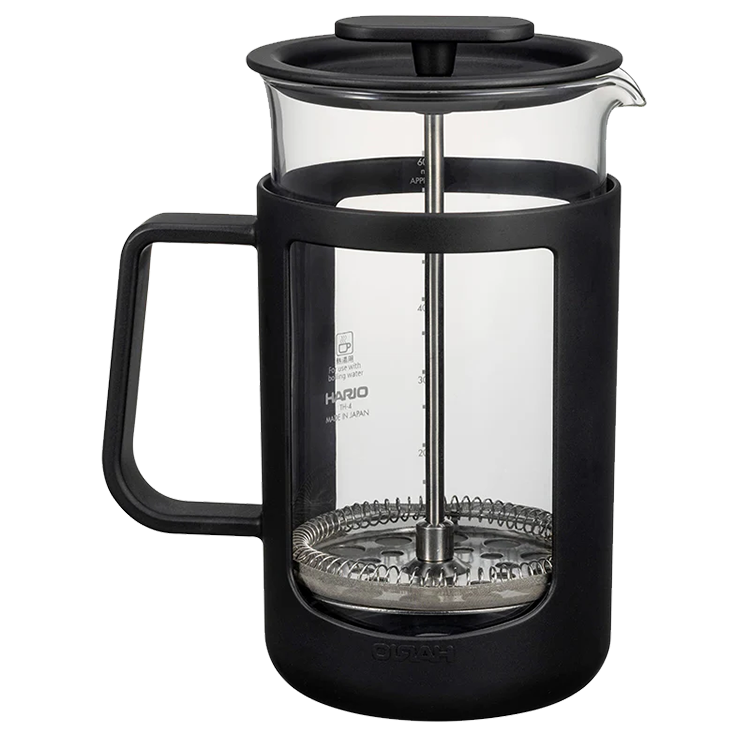 Hario French Press U aus Glas und Kunststoff