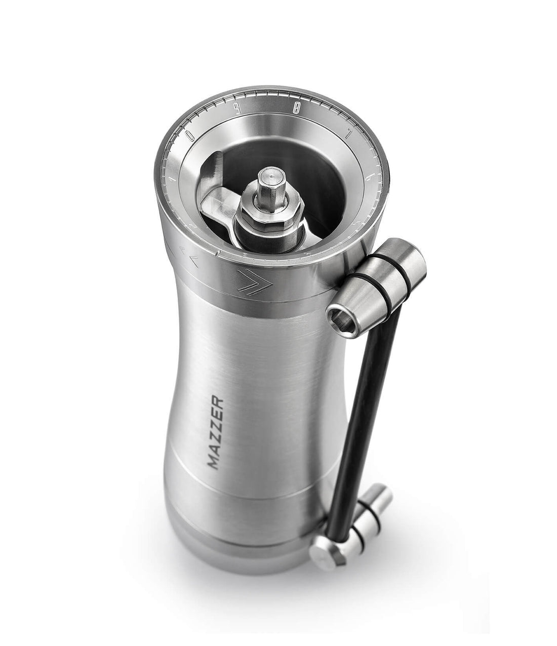 Handmühle Mazzer Omega von oben