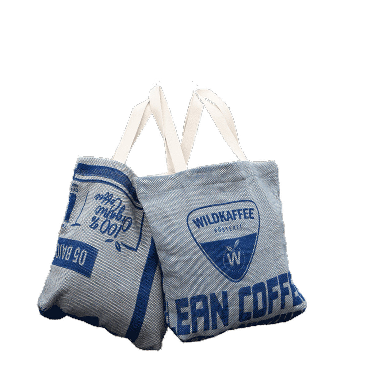 Upcycling Shopper aus Jeans-Kaffeesäcken
