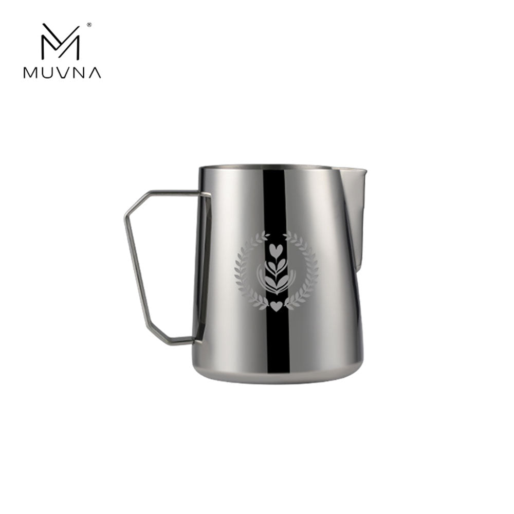 Muvna Milchkännchen, natural silver