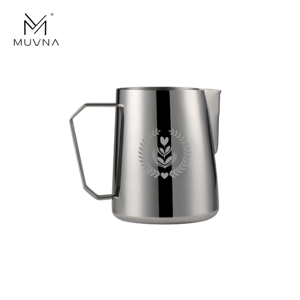 Muvna Milchkännchen, natural silver